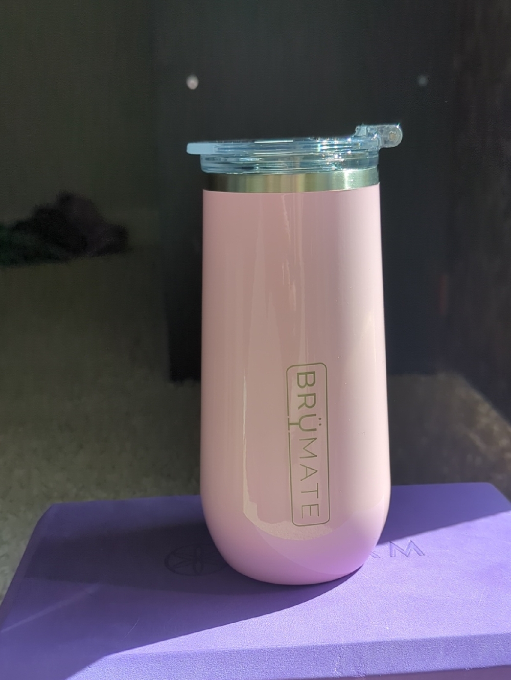BrüMate Pink Champagne Flute